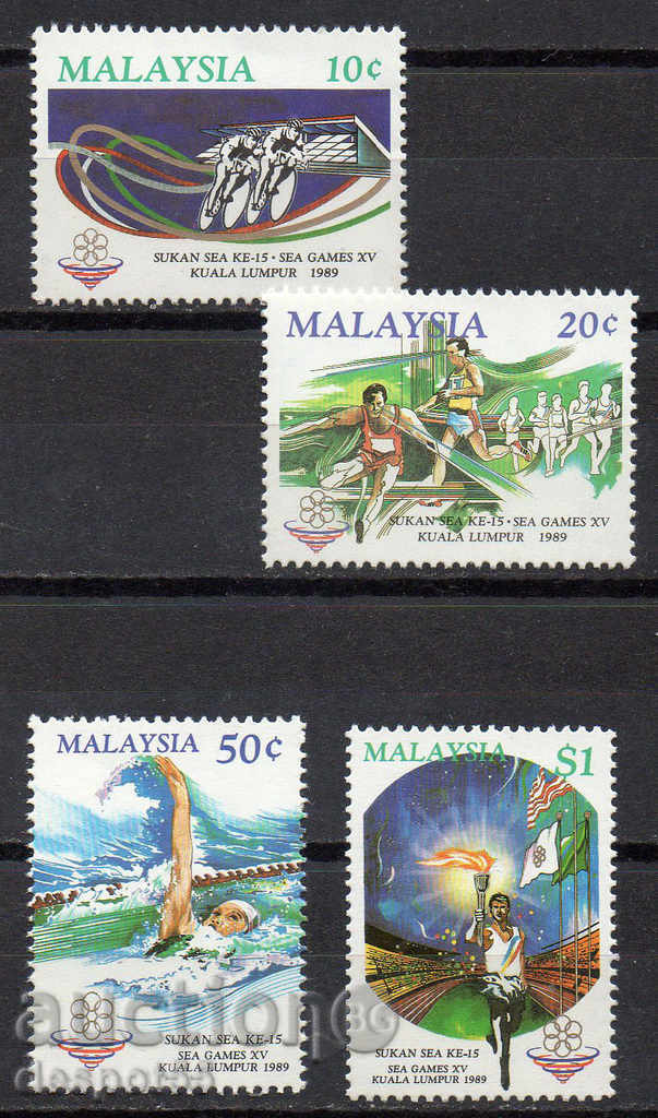 1989. Malaezia. Jocuri 15 Asia de Sud - Kuala Lumpur