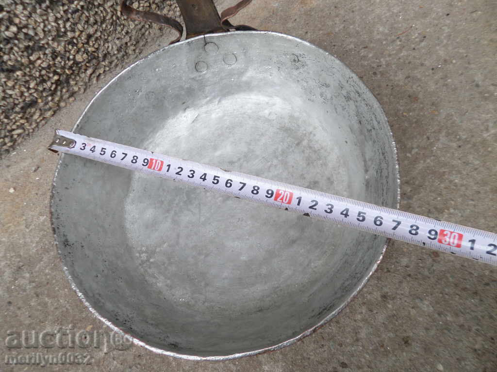 Παλιά κατσαρόλα χαλκού, χαλκού, δίσκος, δοχείο χαλκού - 5 Παλιά κατσαρόλα χαλκού, χαλκού, δίσκος, δοχείο χαλκού - 5