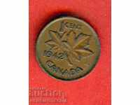 CANADA CANADA Număr de 1 cent - numărul 1942 - REGELE