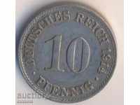 Germany 10 pfennig 1914a