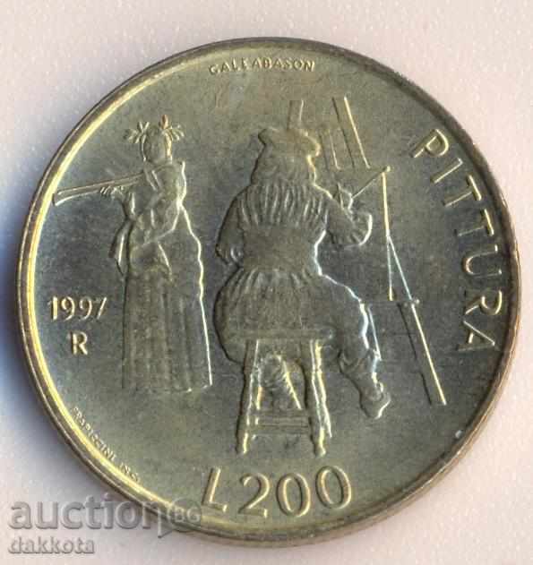San Marino 200 liras 1997