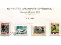 1963. Albania. Winter Olympics - Innsbruck 1964, Austria
