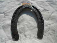 HUGE FORGED HORSESHOE FROM HORSE - HEAVY TRUCK