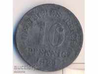 Германия 10 пфенига 1921, цинк