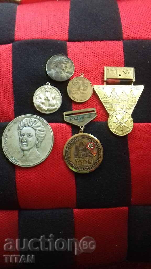 Lot Plaque Medals