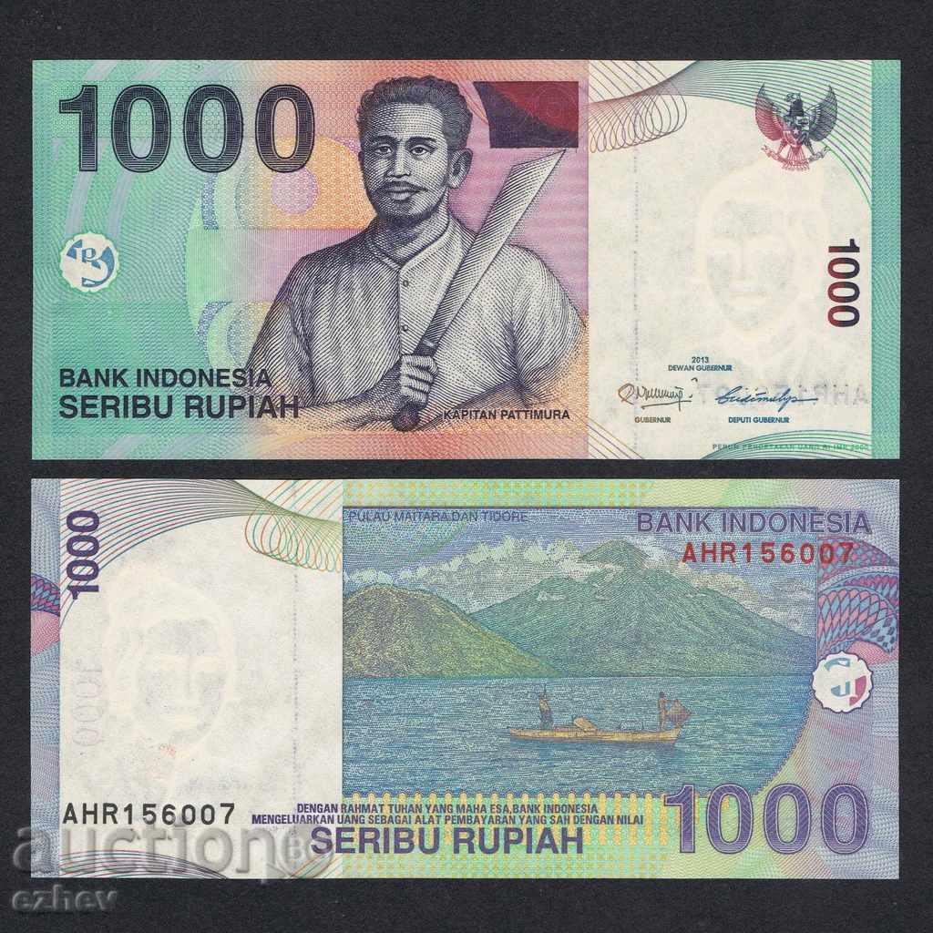 Indonesia 1000 rupia 2013 UNC