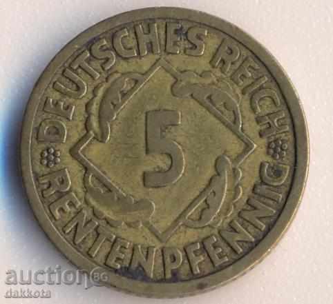 Germany 5 retentive 1924a