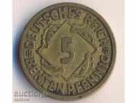 Германия 5 рентенпфенига 1924a
