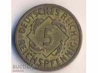 Germany 5 rejsfennig 1925a