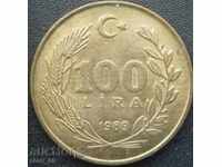 Turcia 100 liras 1989