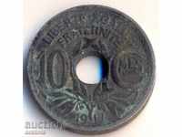 Γαλλία 10 centimes 1917