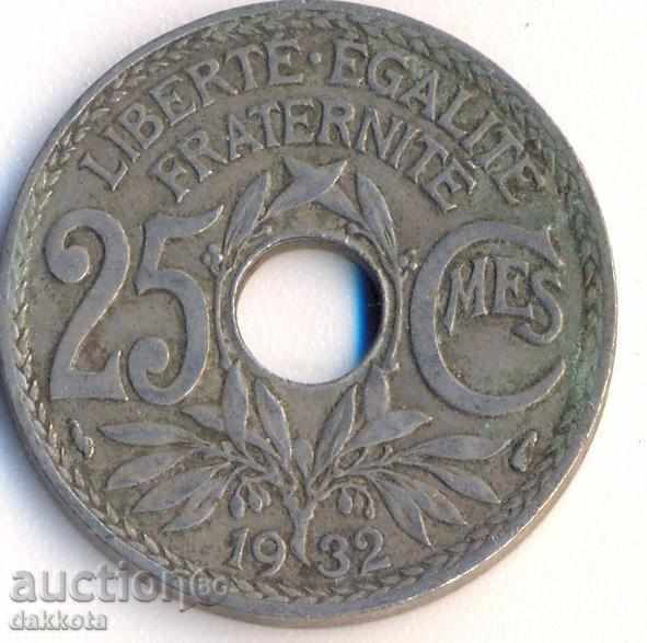 France 25 centime 1932