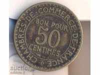 Франция 50 сантима 1923 година