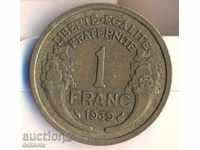 Франция 1 франк 1939 година