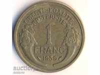 Франция 1 франк 1939 година