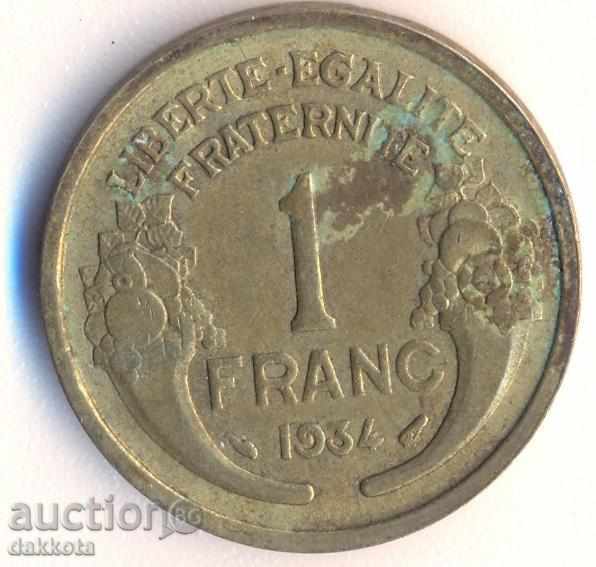 Γαλλία 1 φράγκο 1934