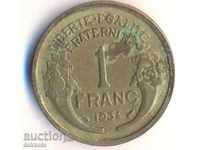 Франция 1 франк 1934 година