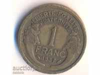 Франция 1 франк 1937 година