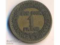 Франция 1 франк 1922 година