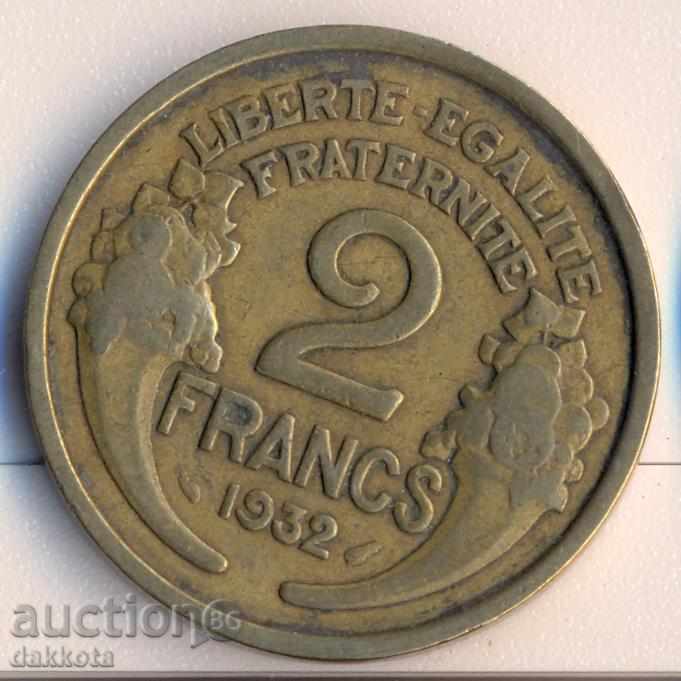 Franța 2 franci în 1932