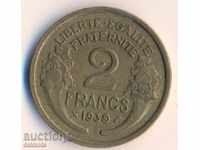 Франция 2 франка 1939 година