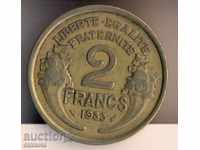 Франция 2 франка 1933 година