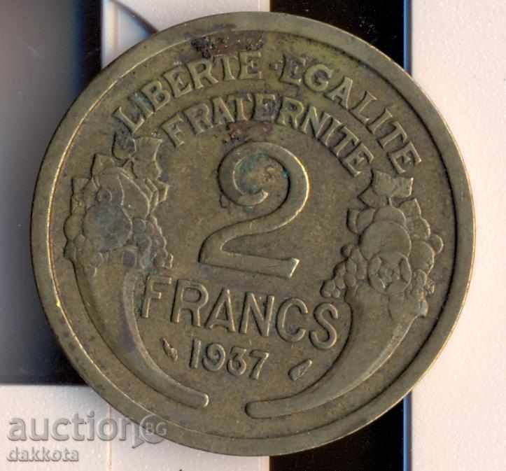 Франция 2 франка 1937 година