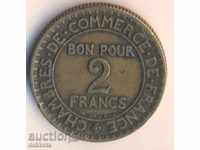 Франция 2 франка 1921 година
