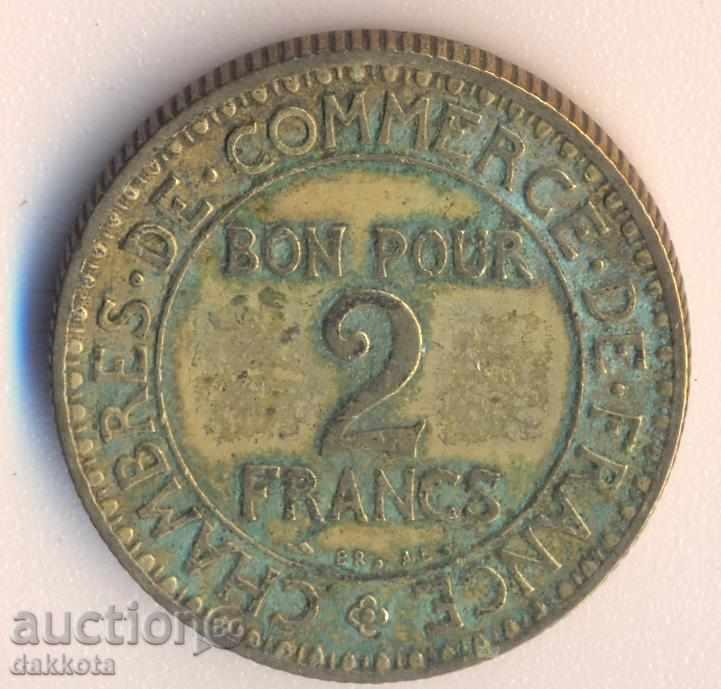 Franța 2 franci în 1922