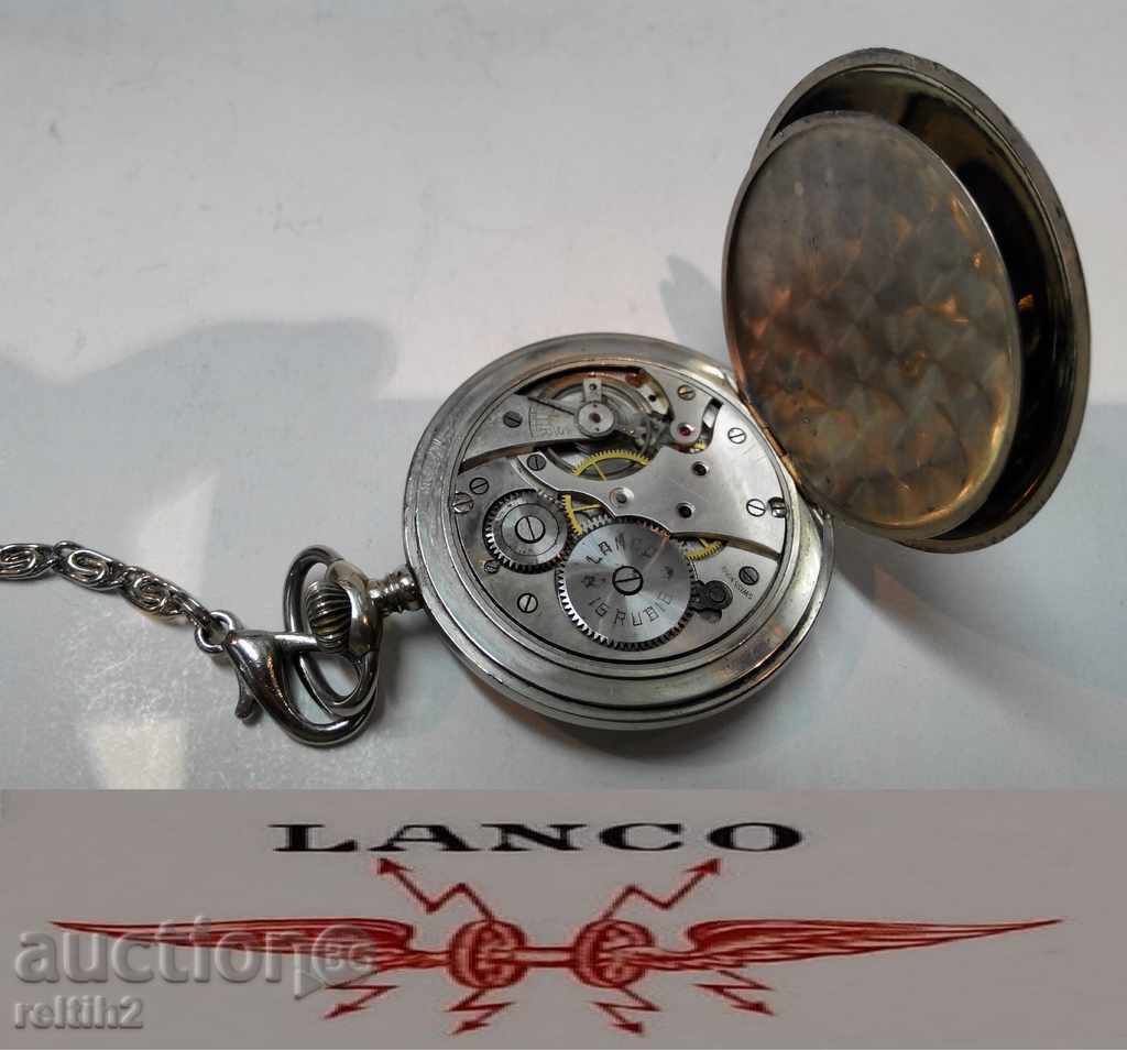 Ceas de buzunar de feroviar LANCO - 7 Ceas de buzunar de feroviar LANCO - 7
