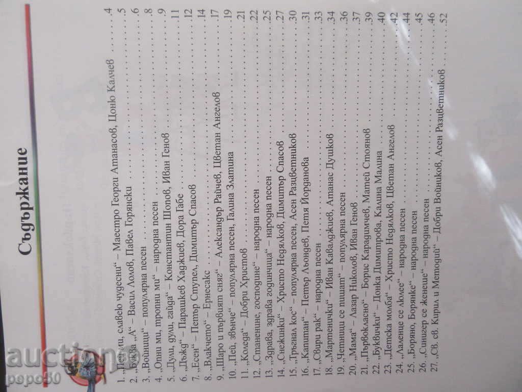 MUSIC for the 1st grade - 2002 with price 1.50 BGN | € 0.77 MUSIC for the 1st grade - 2002 with price 1.50 BGN | € 0.77