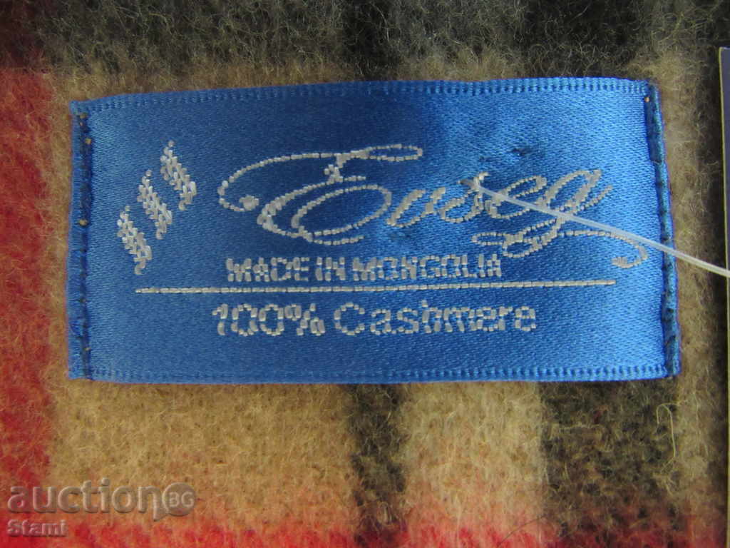 Fine scarf shawl 100% cashmere, Mongolia - 6