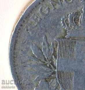 Δημοπρασία Ιταλία 20 chentizimi 1918, nadpechatka Δημοπρασία Ιταλία 20 chentizimi 1918, nadpechatka