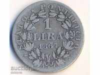 Vatican Pound 1867