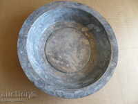 Old copper sahan, baker, bowl, plate, tass