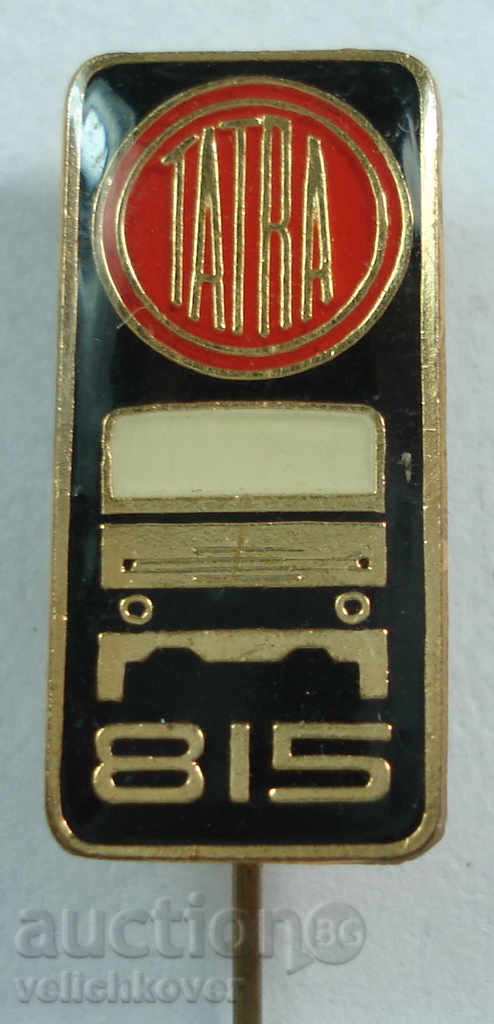 15665 Czechoslovakia sign truck Tatra model 815