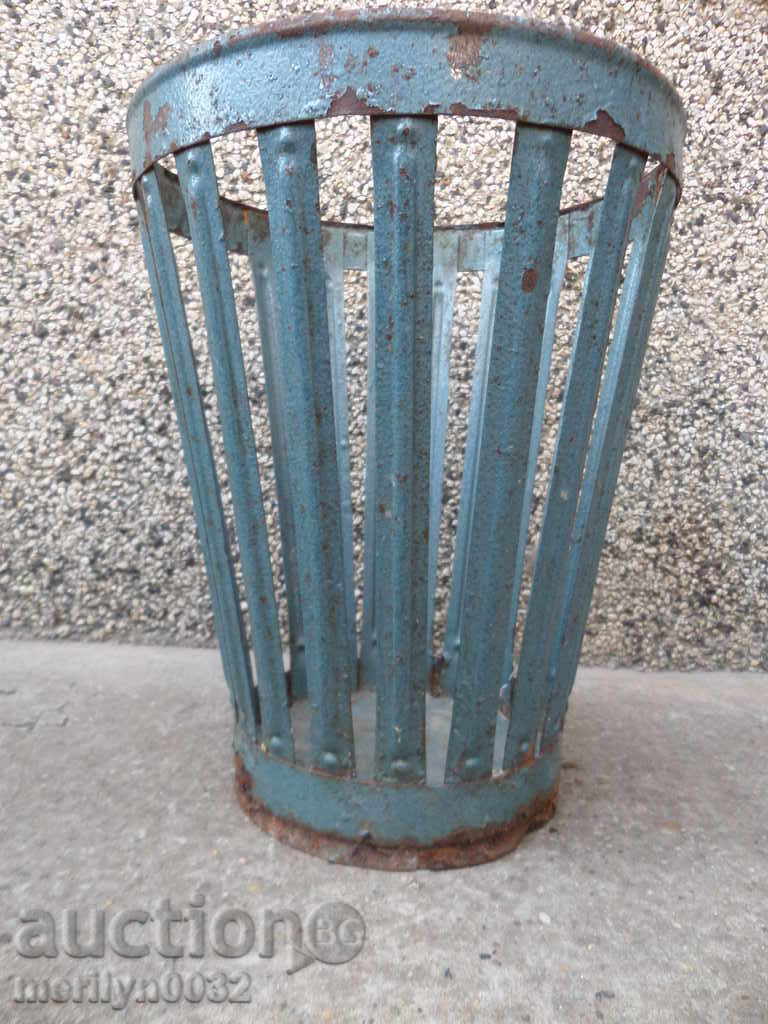 An old metal bin from an office of the Earl of Sofia, Bulgaria - 7 An old metal bin from an office of the Earl of Sofia, Bulgaria - 7