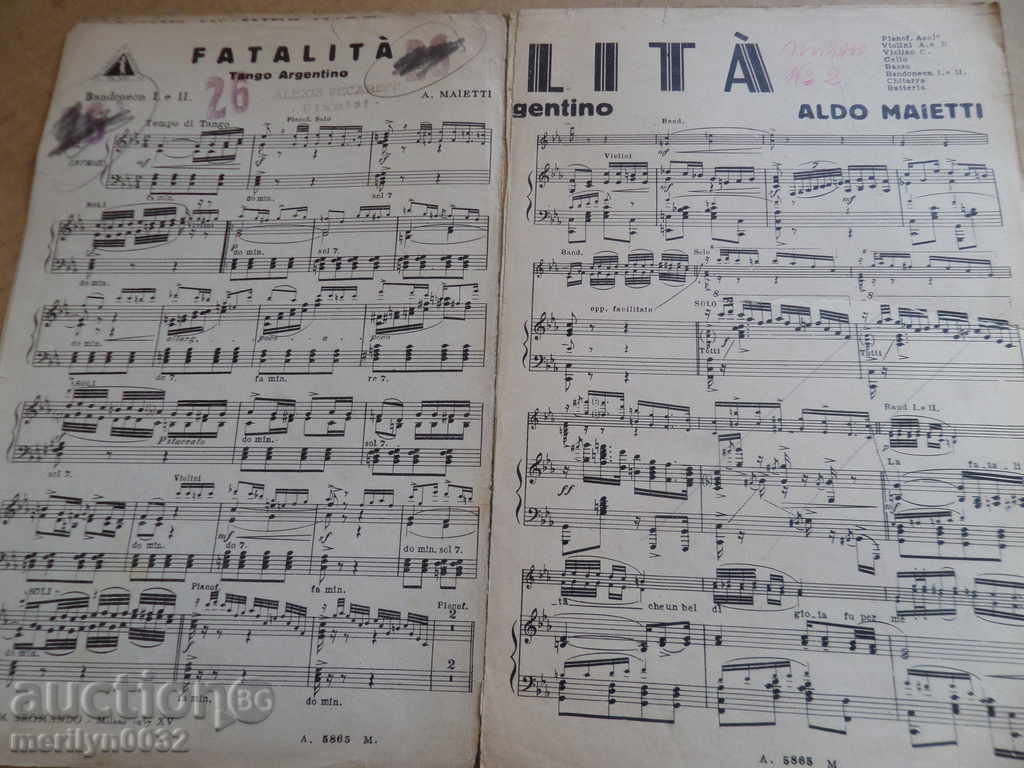 Auction Document A brochure of 20-year-old tango dancing Auction Document A brochure of 20-year-old tango dancing