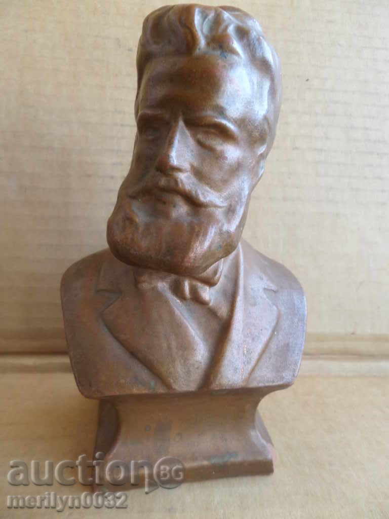 Ceramic bust of Hristo Botev figure plastic statuette with price 99.00 BGN | € 50.62