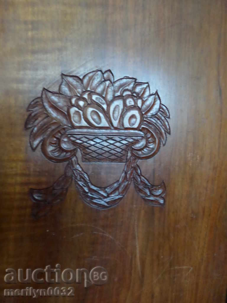 Auction Old wardrobe made of walnut solid wood carving furniture Auction Old wardrobe made of walnut solid wood carving furniture