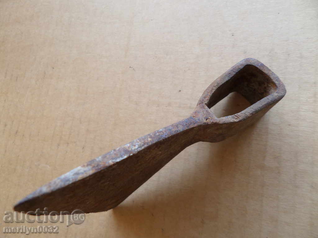 Old forged blade forged iron knife cutter - 7 Old forged blade forged iron knife cutter - 7