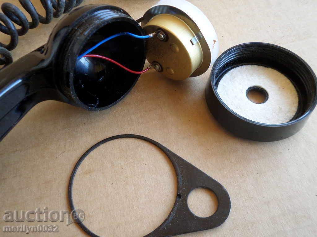 Licitație Vechiul telefon receptor bachelita, telegraf Licitație Vechiul telefon receptor bachelita, telegraf