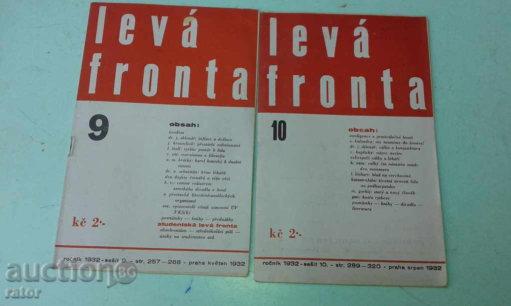Magazines - Czechoslovakia 1929 - 1933. 5 pieces