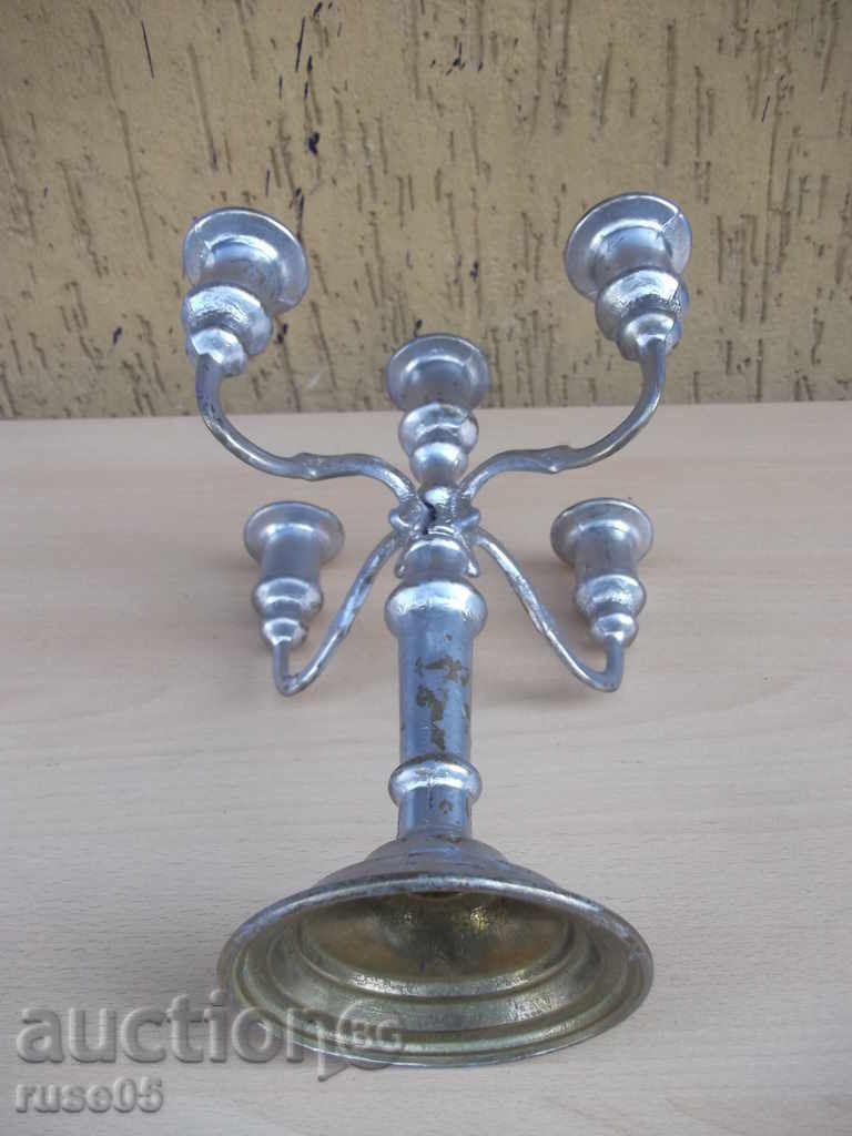 Auction Bronze candlestick for 5 pcs. candles - 1,720 kg. Auction Bronze candlestick for 5 pcs. candles - 1,720 kg.