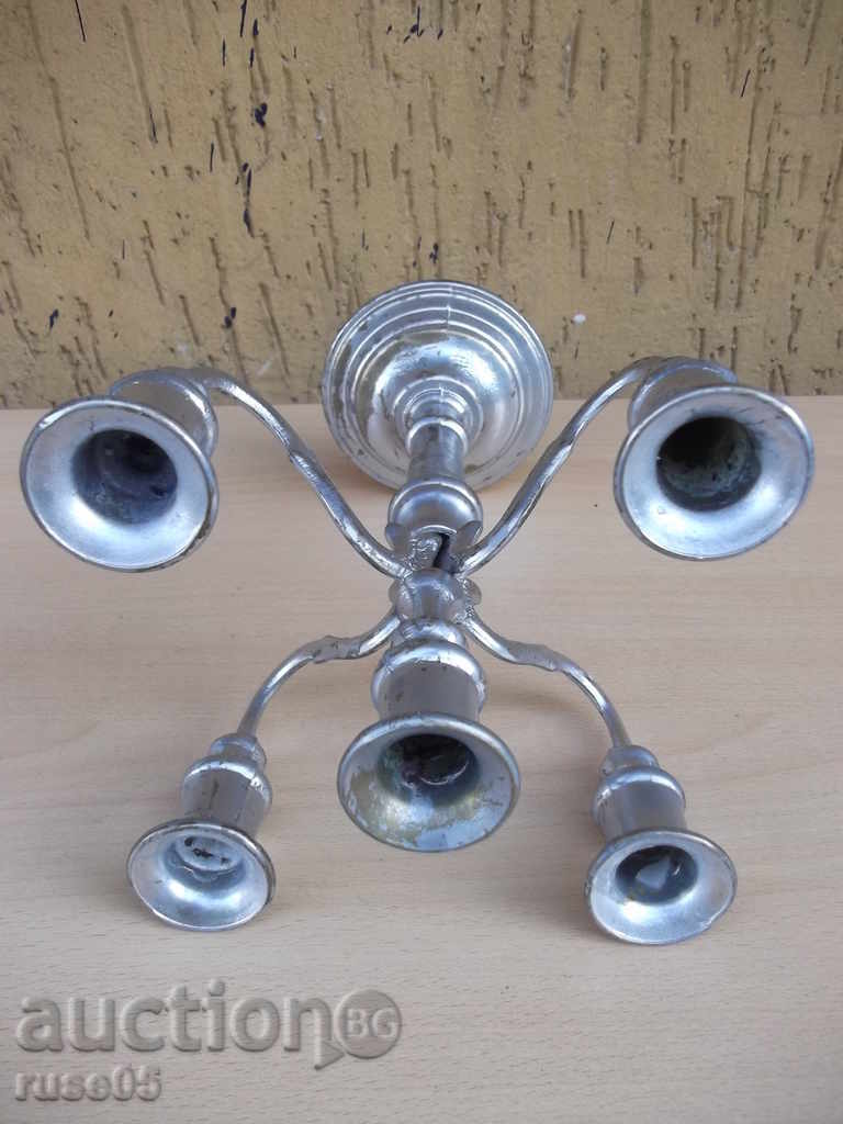 Delivery of Bronze candlestick for 5 pcs. candles - 1,720 kg. Delivery of Bronze candlestick for 5 pcs. candles - 1,720 kg.