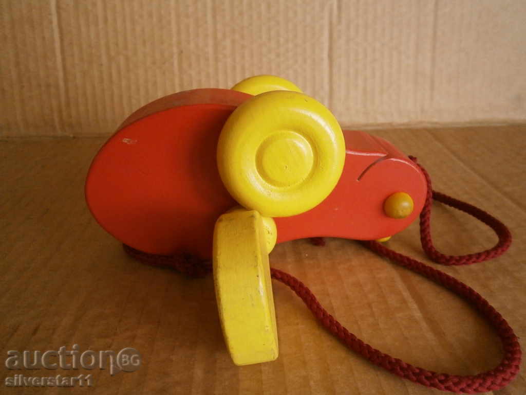 retro wooden toy on wheels - 7 retro wooden toy on wheels - 7