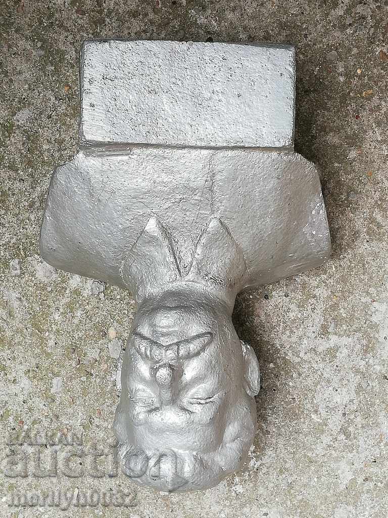 Bust din aluminiu al figurinei lui Stalin, plastic, statuetă - 5