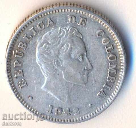 Колумбия 20 сентавос 1942 година, сребро, качество с цена 20.00 лв. | € 10.23 Колумбия 20 сентавос 1942 година, сребро, качество с цена 20.00 лв. | € 10.23