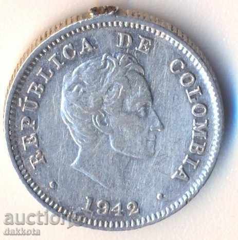 Colombia 20 santavos 1942, silver with price € 5.11 | 9.99 BGN