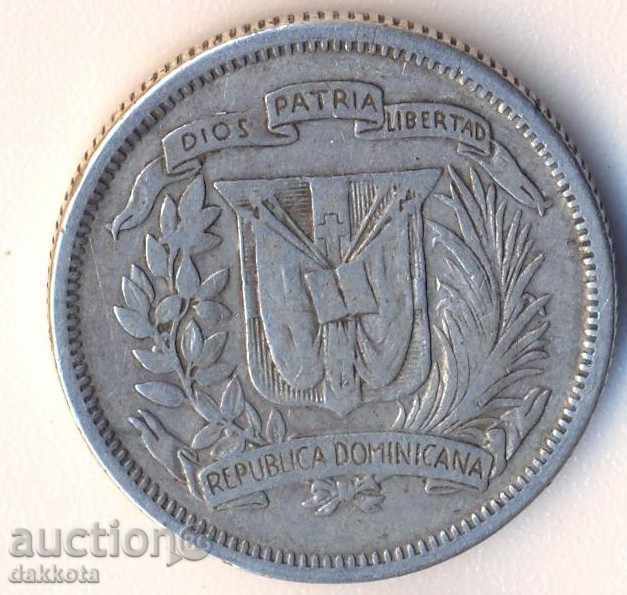 Republica Dominicană 25 c. 1951, gradul 6, tiraj 400 mii cu preț € 15.34 | 30.00 BGN Republica Dominicană 25 c. 1951, gradul 6, tiraj 400 mii cu preț € 15.34 | 30.00 BGN